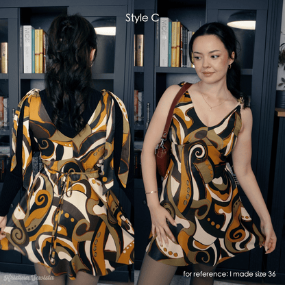 Bias Cut Dress IRENE Sewing Pattern PDF – Elegant Slip Dress & Summer Dress | Digital Pattern by Kristina Sewista