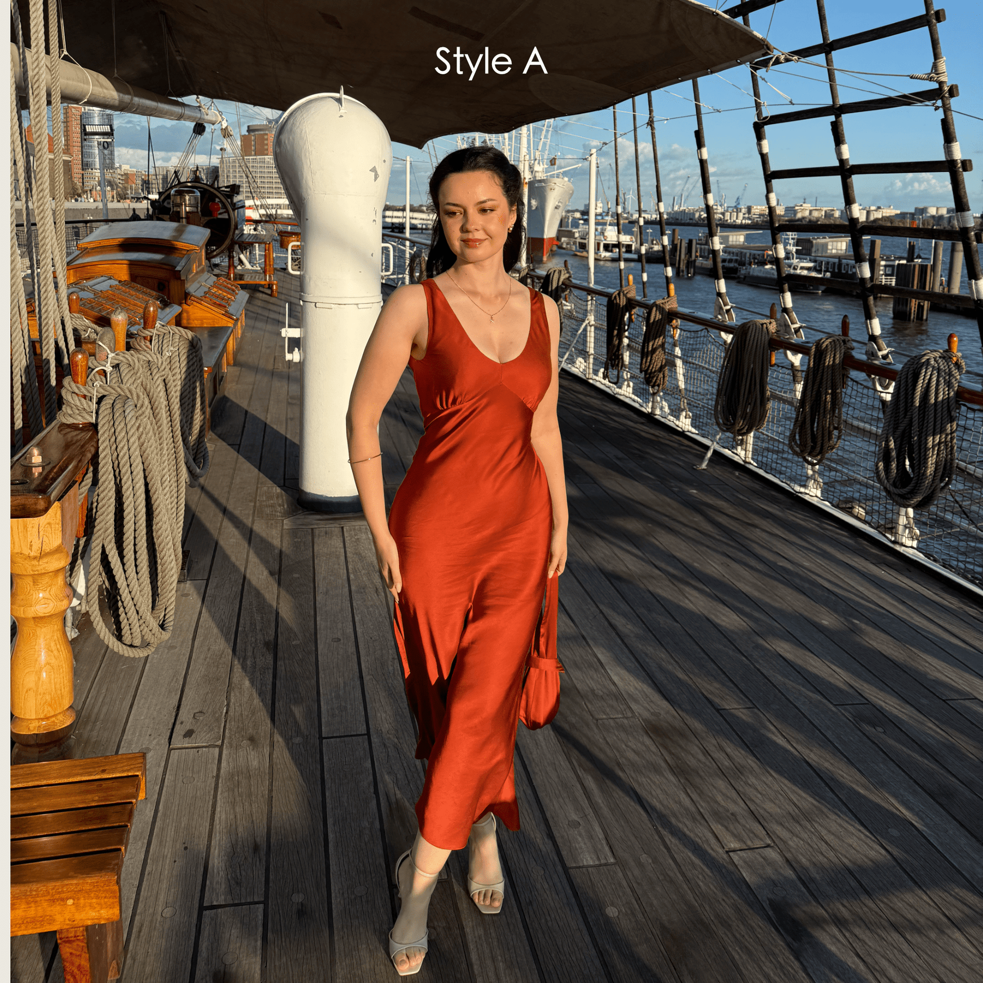 Bias Cut Dress IRENE Sewing Pattern PDF – Elegant Slip Dress & Summer Dress | Digital Pattern by Kristina Sewista